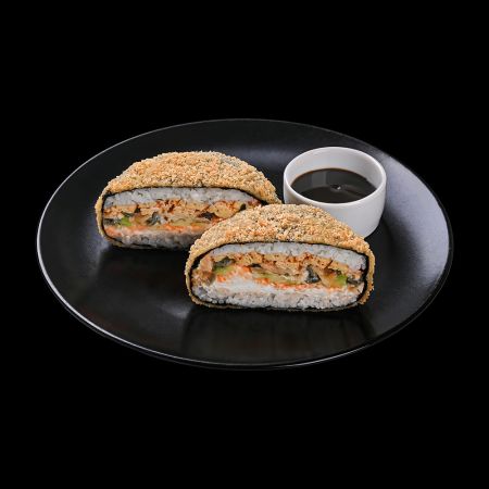 Суши-бургер с угрём (400/30г)