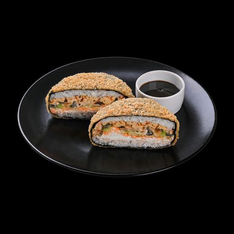 Суши-бургер с угрём (400/30г)