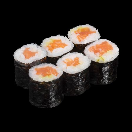 Маки с лососем (110г) Маки с лососем (110г)