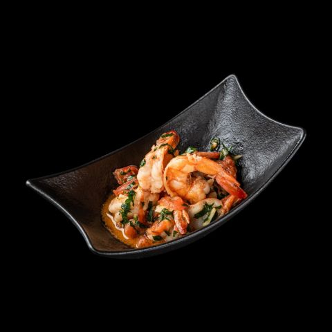 Креветки у часниковому соусі (150г)