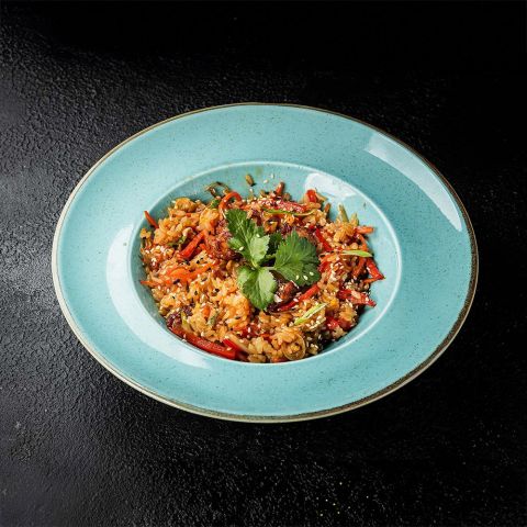 Рис з куркою та овочами (375г)