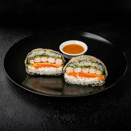 Суши бургер с креветкой (400/30г)